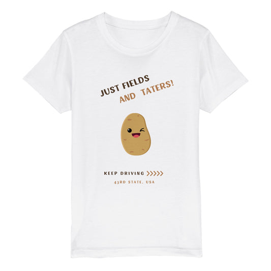 Organic Kid's Tee: Fields and Taters