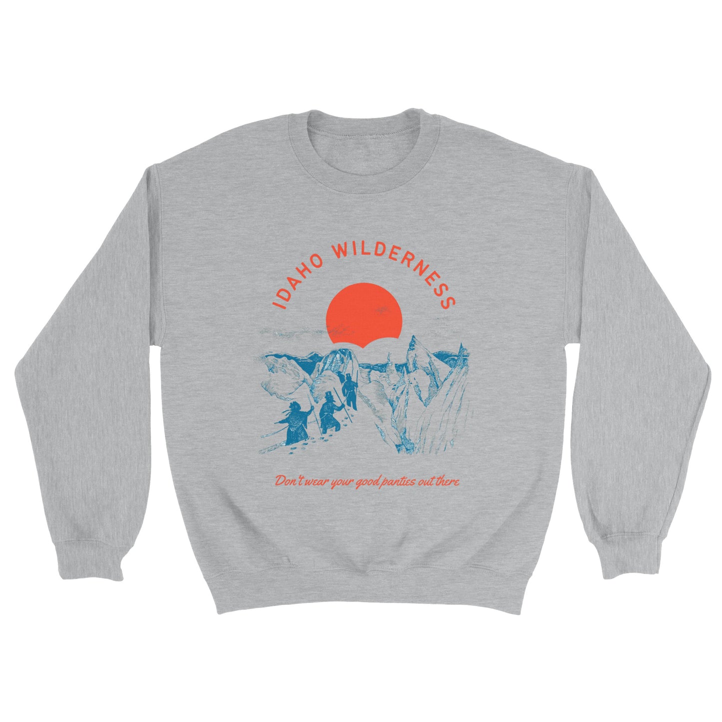 Classic Idaho Wilderness Crewneck Sweater